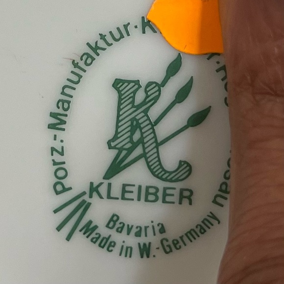 Kleiber Germany Vintage Pearl Plate Rare Collectible Feste Marienberg - Picture 9 of 10